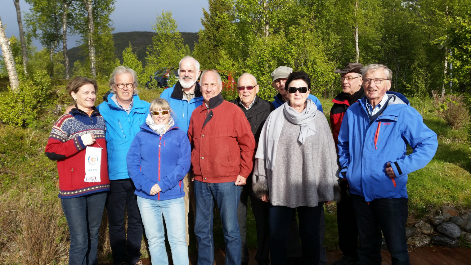 Noen av klubbens medlemmer ved sommermøtet 2015